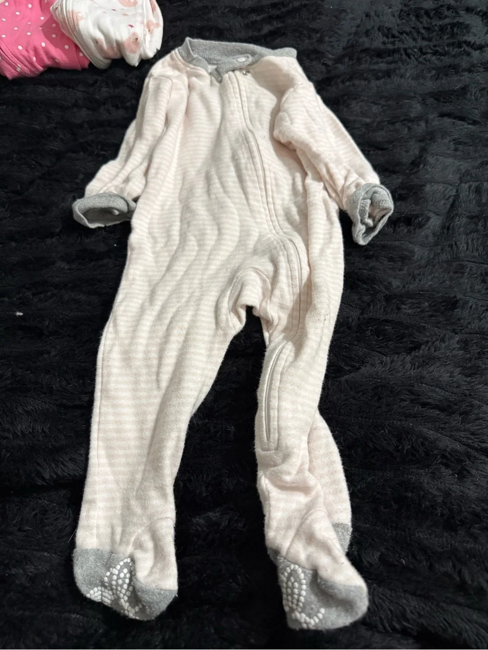 Carter's Assorted Girls' One-Piece Footies in Pink, Blue, Mint & Cream